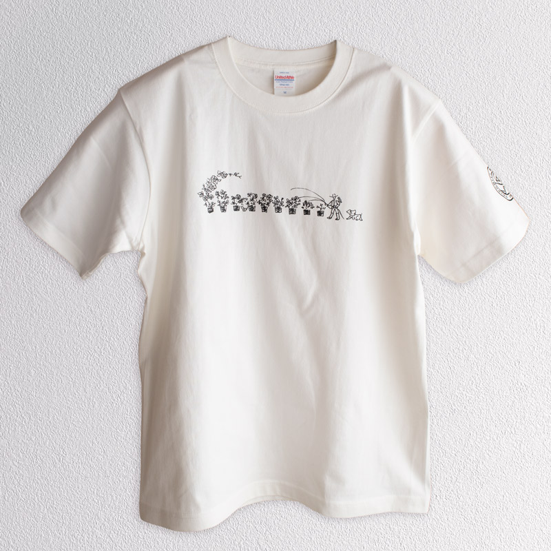 バニラホワイト】水やりTシャツ｜バラ苗の通販の篠宮バラ園