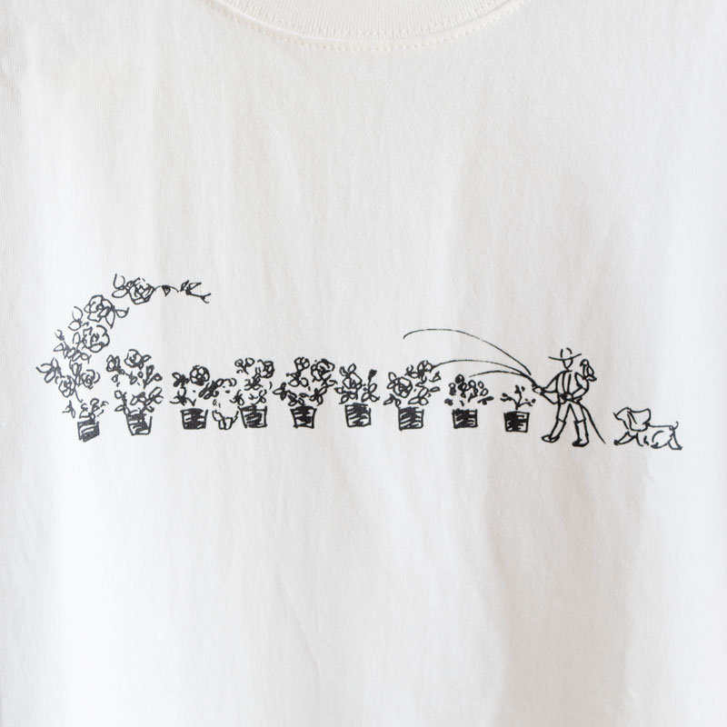 バニラホワイト】水やりTシャツ｜バラ苗の通販の篠宮バラ園